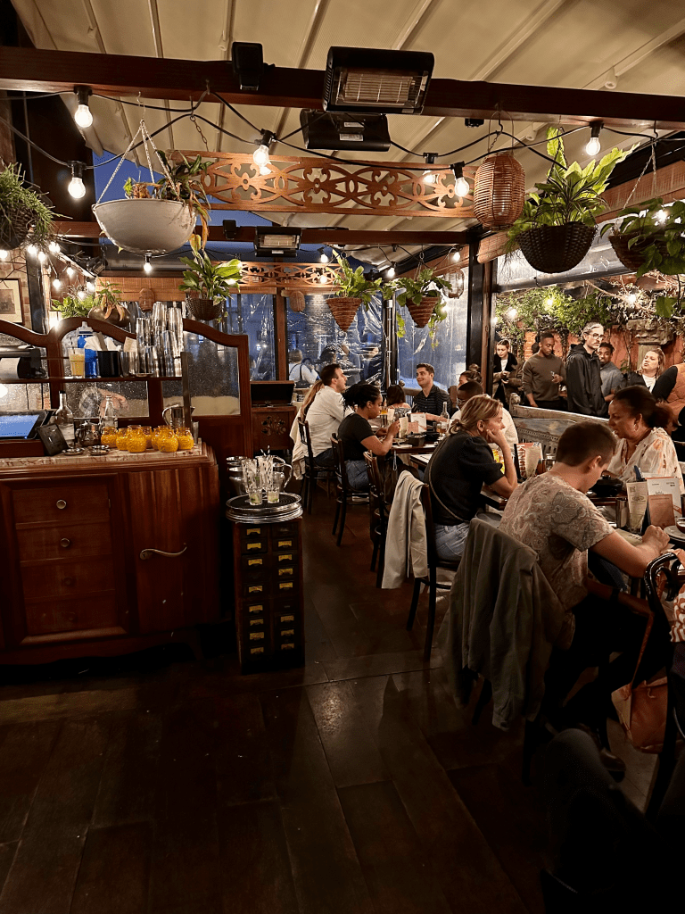 A photo of the inside of dog friendly restaurant, Dishoom